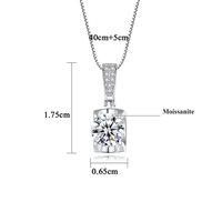 Collier Gaurosa Femme in Argent Moissanite QYN-023 - QYN-023